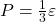 P = \frac{1}{3}\varepsilon