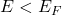 E < E_F