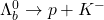 \Lambda_{b}^{0} \to p + K^{-}