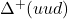 \Delta^{+} (uud)
