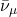 \bar{\nu}_{\mu}