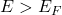 E > E_F